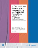 ¿Cómo integrar los Derechos Humanos en las finanzas en América Latina y el Caribe?