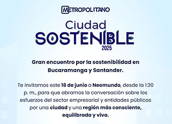 ¡Hablemos de sostenibilidad! Conozca la agenda del encuentro...