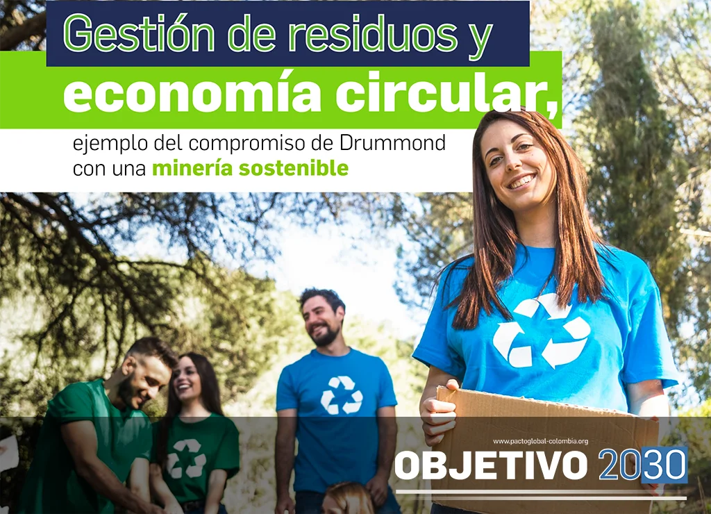 Gestión de residuos y economía circular, ejemplo del compromiso de Drummond con una minería sostenible 