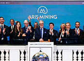 Aris Mining toca la campana de cierre en la Bolsa de Nueva York